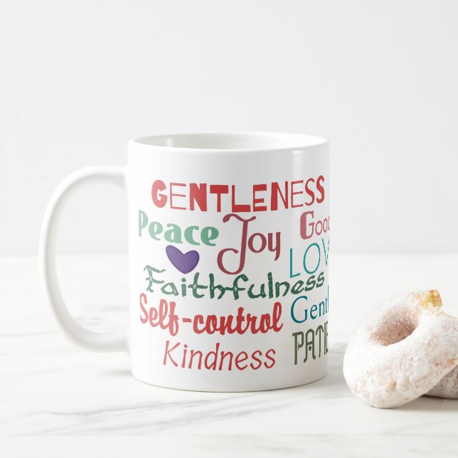 Frutas da caneca espirituosa (Com Donut)