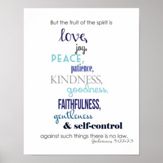 Frutas da Espírito Poster