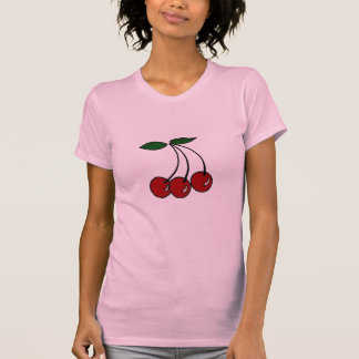 Frutas das cerejas do t-shirt do espírito