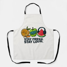 Frutas de Arte Pop Frescas e Altas