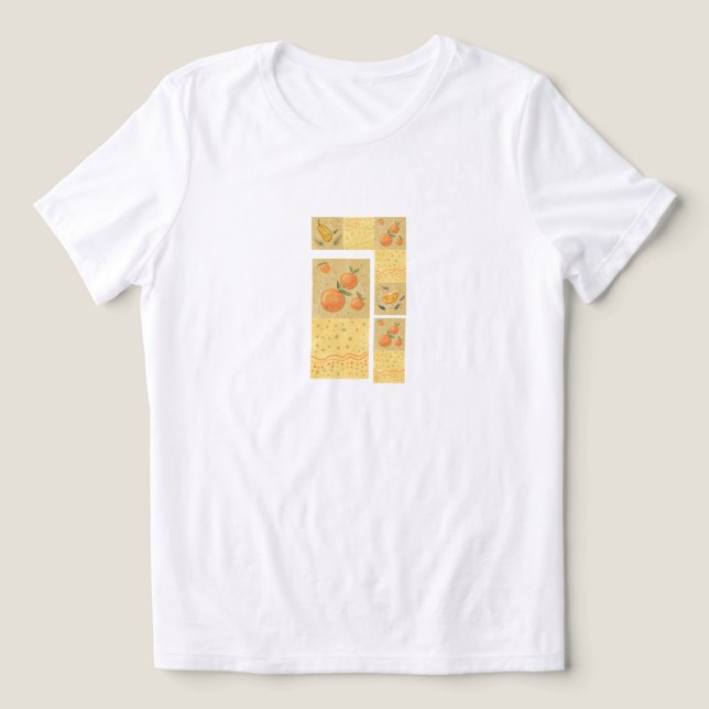 frutas de verão, paleta mole, T-Shirt (Design frontal)