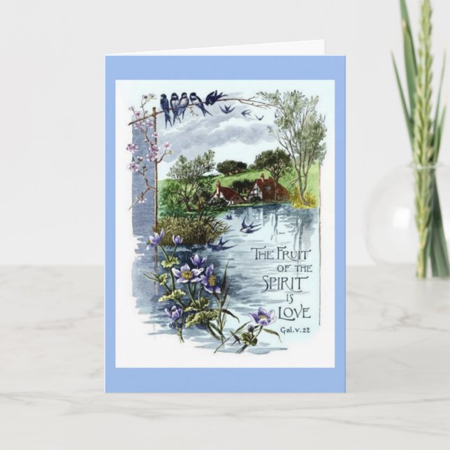 Frutas do Cartão de Amizade Espiritual (Frente)