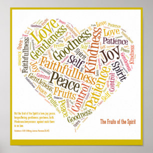 Frutas do poster do espírito