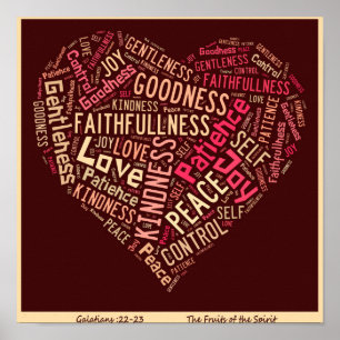 Frutas do poster do espírito