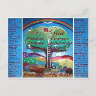 Frutas dos cartão do espírito