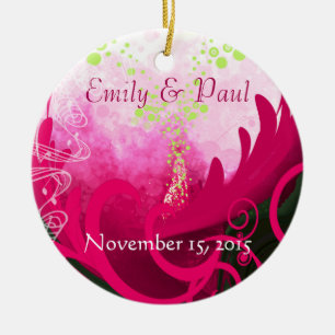 Fuchsia Calla Lily Enfeites de natal