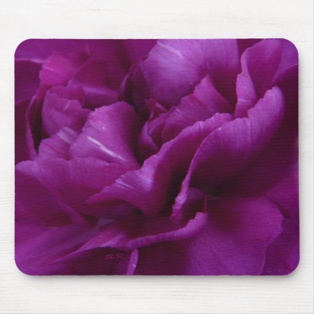 Fuchsia Carnação mousepad (Frente)