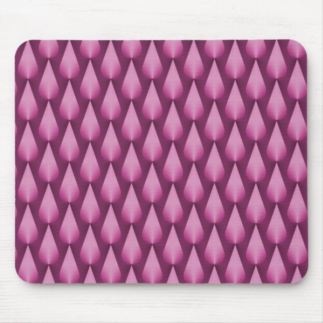 Fuchsia Dazzling Raindrops Mousepad (Frente)