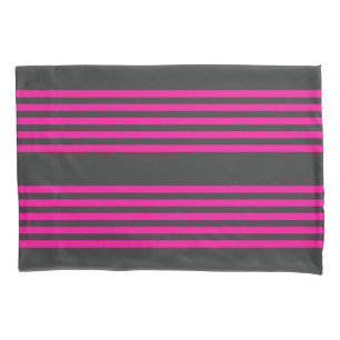 Fuchsia e carvão de cinco faixas
