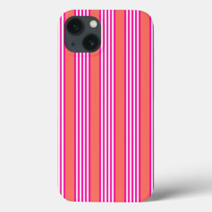 Fuchsia e coral vivo: cinco listras
