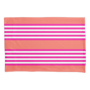 Fuchsia e coral vivo: cinco listras