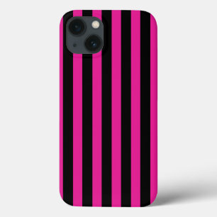 Fuchsia e faixas de doces pretas Case-Mate iPhone