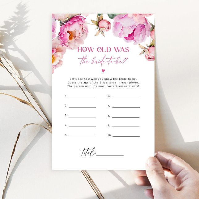 Fuchsia floral Quantos anos tinha a noiva para ser (Criador carregado)