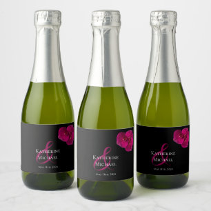 Fuchsia Negra-Moderna e Casamento Branco-