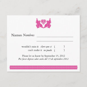 Fuchsia Papel Picado Love Birds RSVP