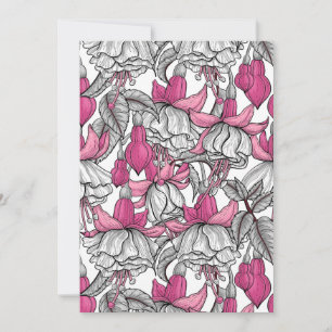 Fúcsia em branco e rosa