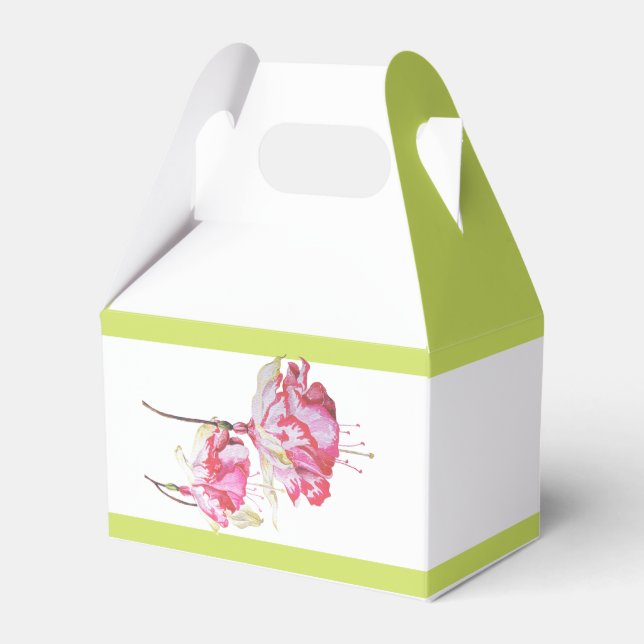 Fucsias Exóticas em uma Caixa de Favor em um Gable (Frente)