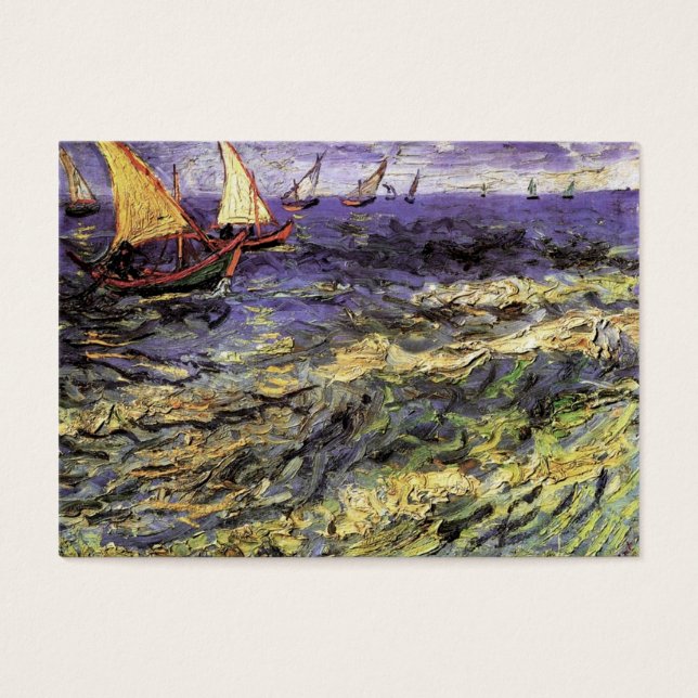 Fuga em Saintes-Maries por Vincent van Gogh (Frente)