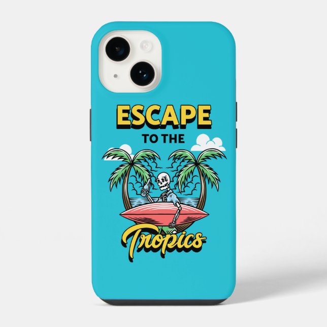 Fuga para o Esqueleto de Surf Tropical (Verso)