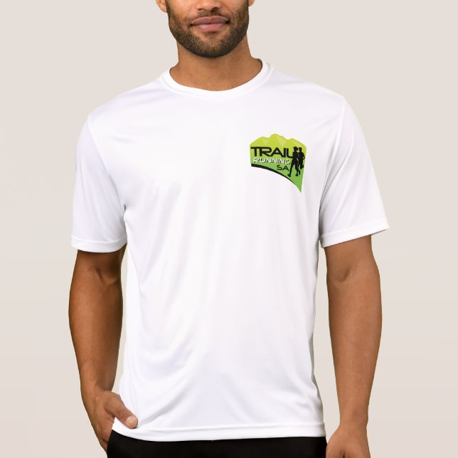 Fuga que funciona o t-shirt do desempenho dos (Frente)