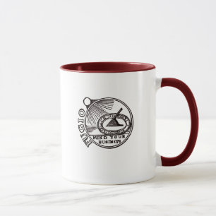 "FUGIO: OCUPE-SE caneca Benjamin Franklin do SEU