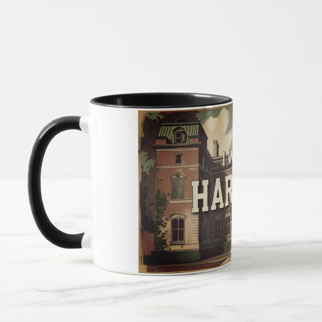 Fui para Harvard... 2 Caneca Tonelada. (Esquerda)