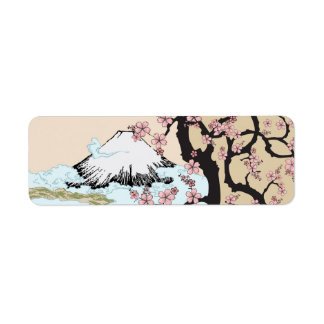Fuji e Sakura: Etiqueta de Endereço de Devolução