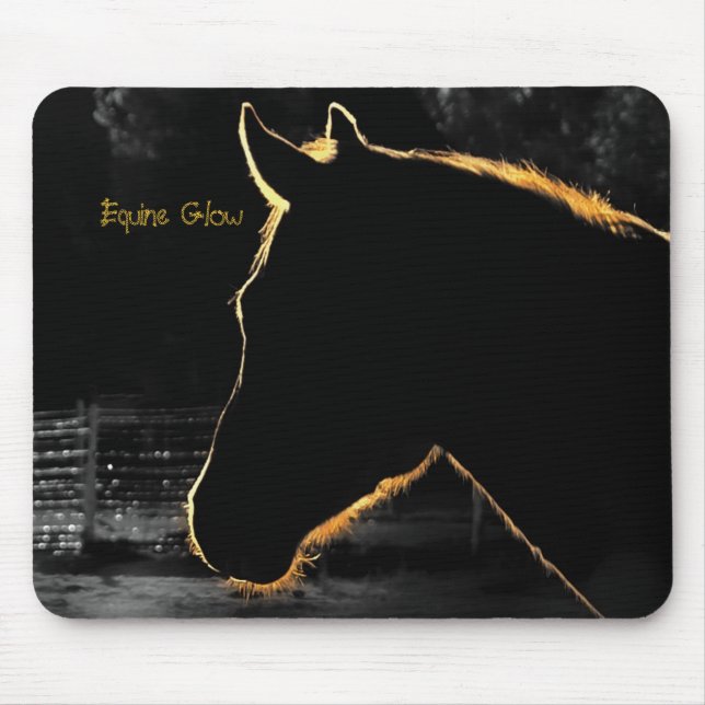 Fulgor-Computador eqüino Mousepad (Frente)