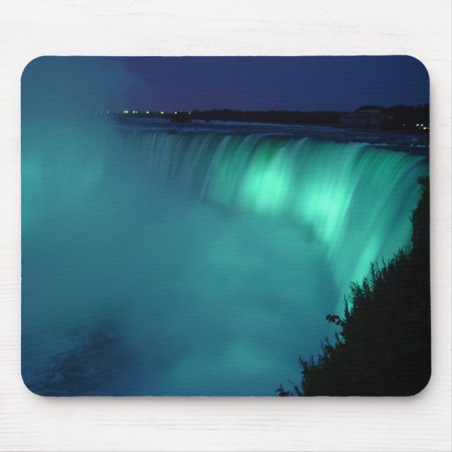 Fulgor em ferradura Mousepad do Aqua de Niagara (Frente)