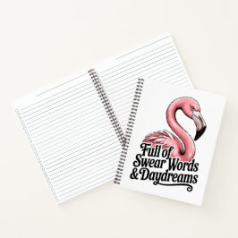 Full of Swear Words and Daydreams Funny Flamingo