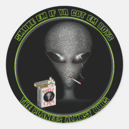 Fuma-me se me apanhares! Adesivo