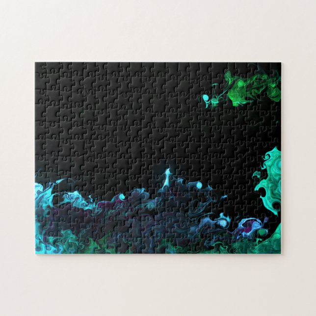 Fumaça fluida, quebra-cabeça (Horizontal)