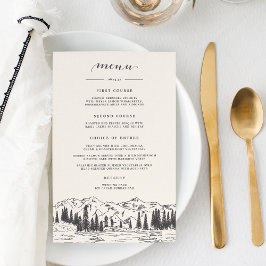 Fumaça | Menu de Casamento de Esquetes Montanhosos