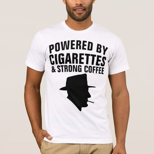 FUMO E CAFÉ E T-Shirts (Frente)