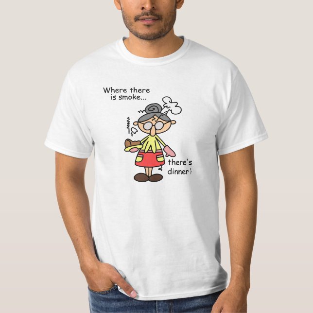 Fumo e t-shirt e presentes do comensal (Frente)