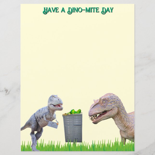 Fun Dinosaur Stationery (Frente)