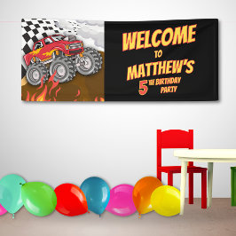  Fun Monster Truck Birthday Welcome Party