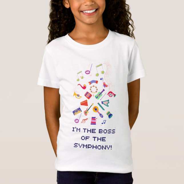 Fun Musical Instruments Kids T-Shirt (Frente)