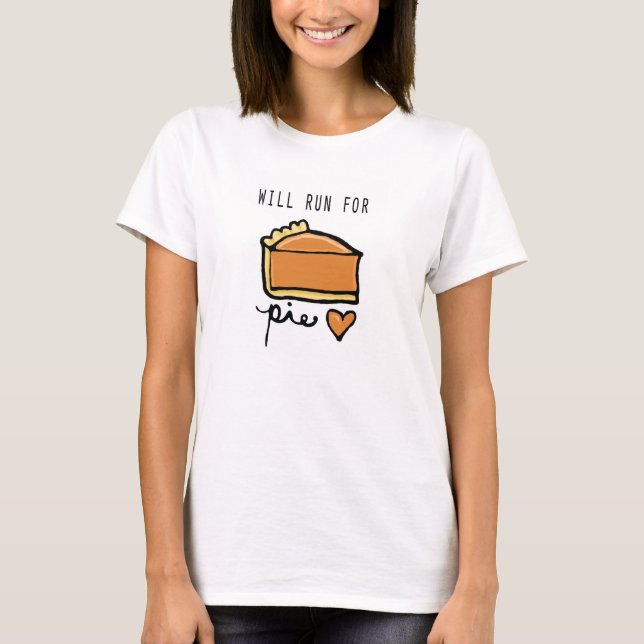 Funcionará para camisa Running da torta (Frente)