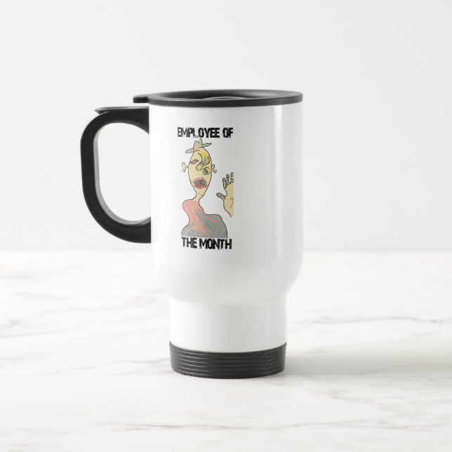 Funcionário da Caneca de viagem do Mês (Esquerda)