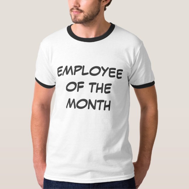 Funcionário do Month Ringer T-Shirt (Frente)