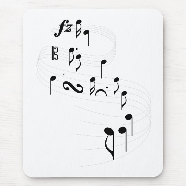 Funcionarios e notas de enrolamento Mousepad (Frente)