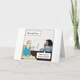 Funcionarios ou Cartões de agradecimentos voluntár