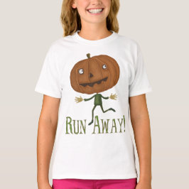 Funcione abóbora ausente o t-shirt destruído