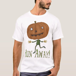 Funcione abóbora ausente o t-shirt destruído