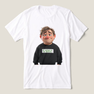 Funcionou Na Minha Máquina Camiseta de Esgotamento