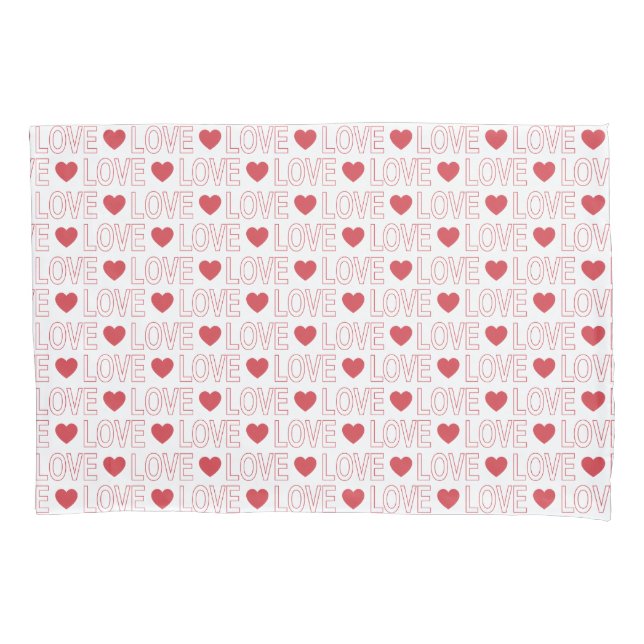 Funda de Travesseiro com Estampa de Amor - Contorn (Frente)