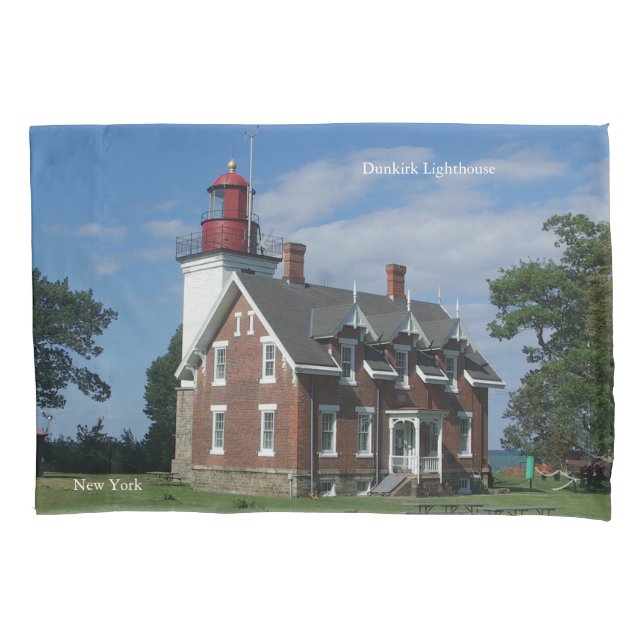 Funda de travesseiro do Farol de Dunkirk (Frente)