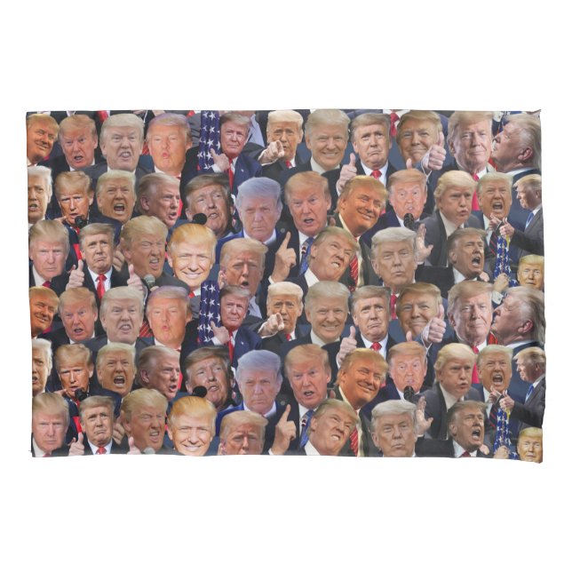 Funda de travesseiro engraçada presente do Trump (Frente)