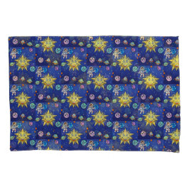 Funda de Travesseiro Padrão Sonhos de Infância